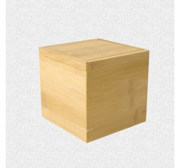 Bamboo and wood sliding cover pet souvenir storage box